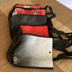 6 reusable Lululemon totes
